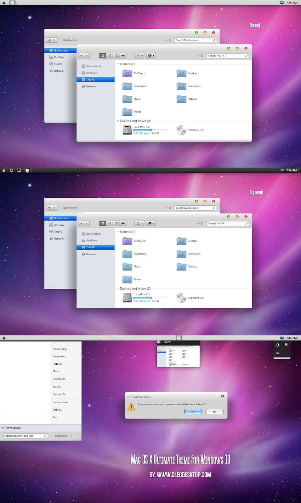 Mac theme for windows10